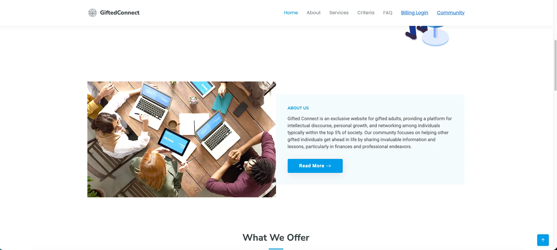 giftedconnect screenshot