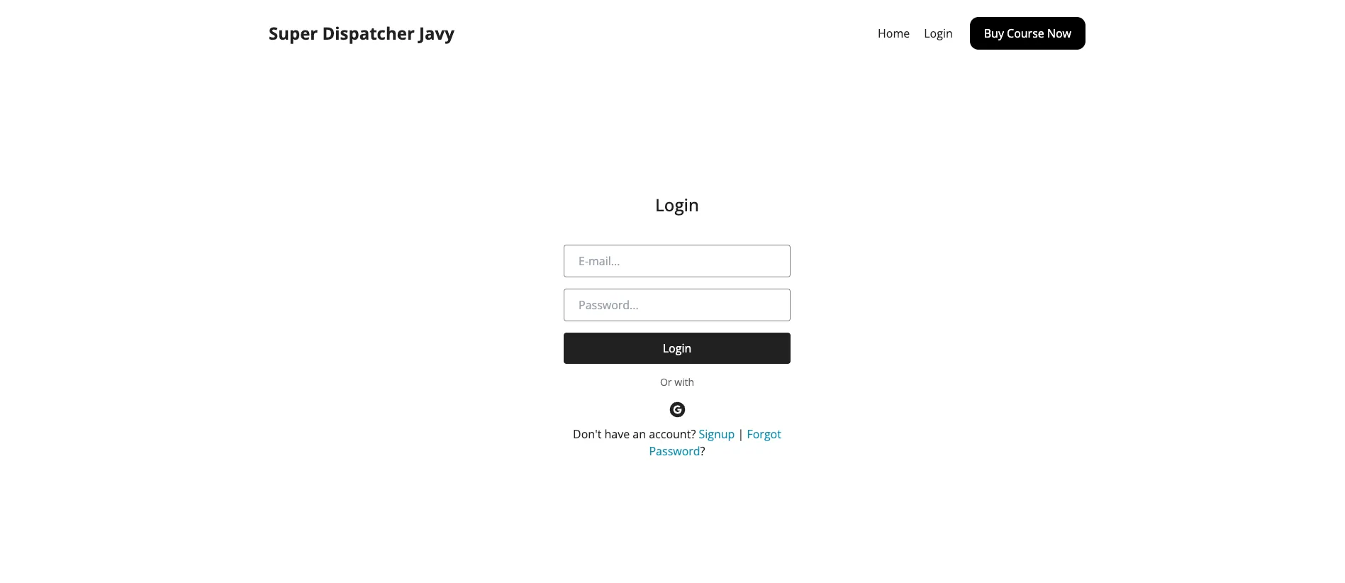 super-dispatcher-javy screenshot