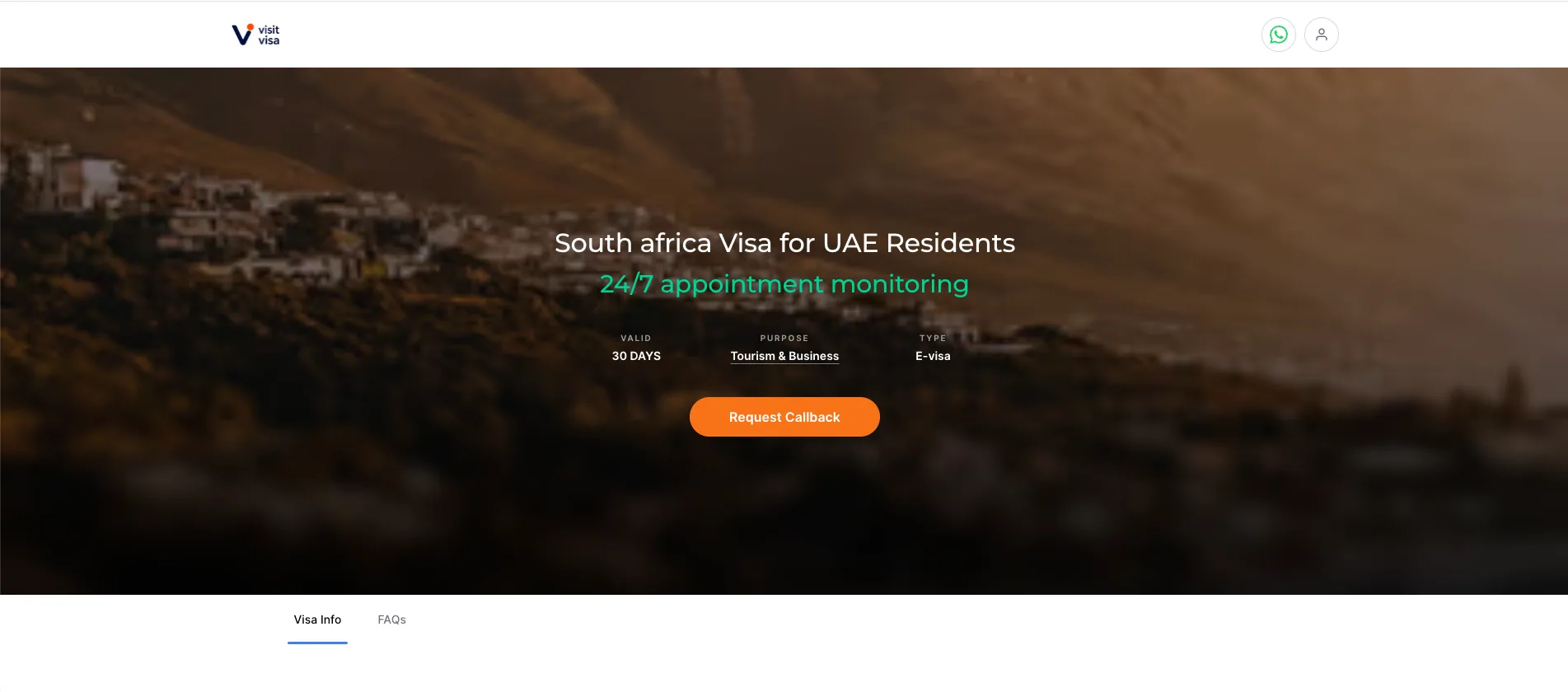 visitvisa screenshot